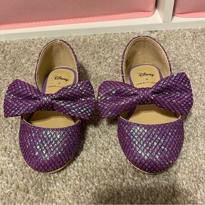 Disney x Janie and Jack The Little Mermaid flats baby girl size 5